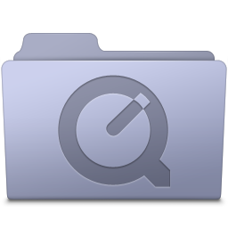 QuickTime Folder Lavender Icon 256x256 png